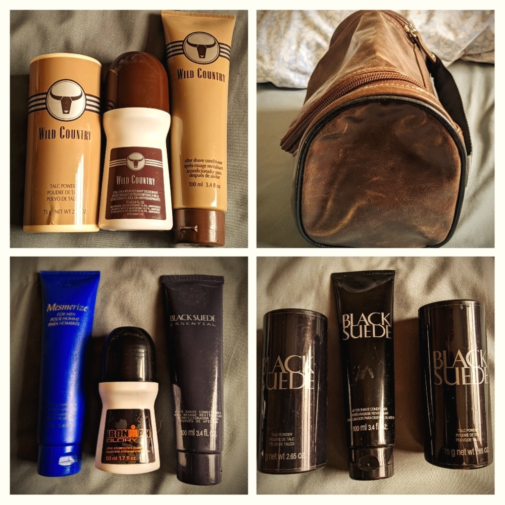 NWOT😎AVON for Him-Toiletries & Hygiene Bag 10-Piece Bundle!